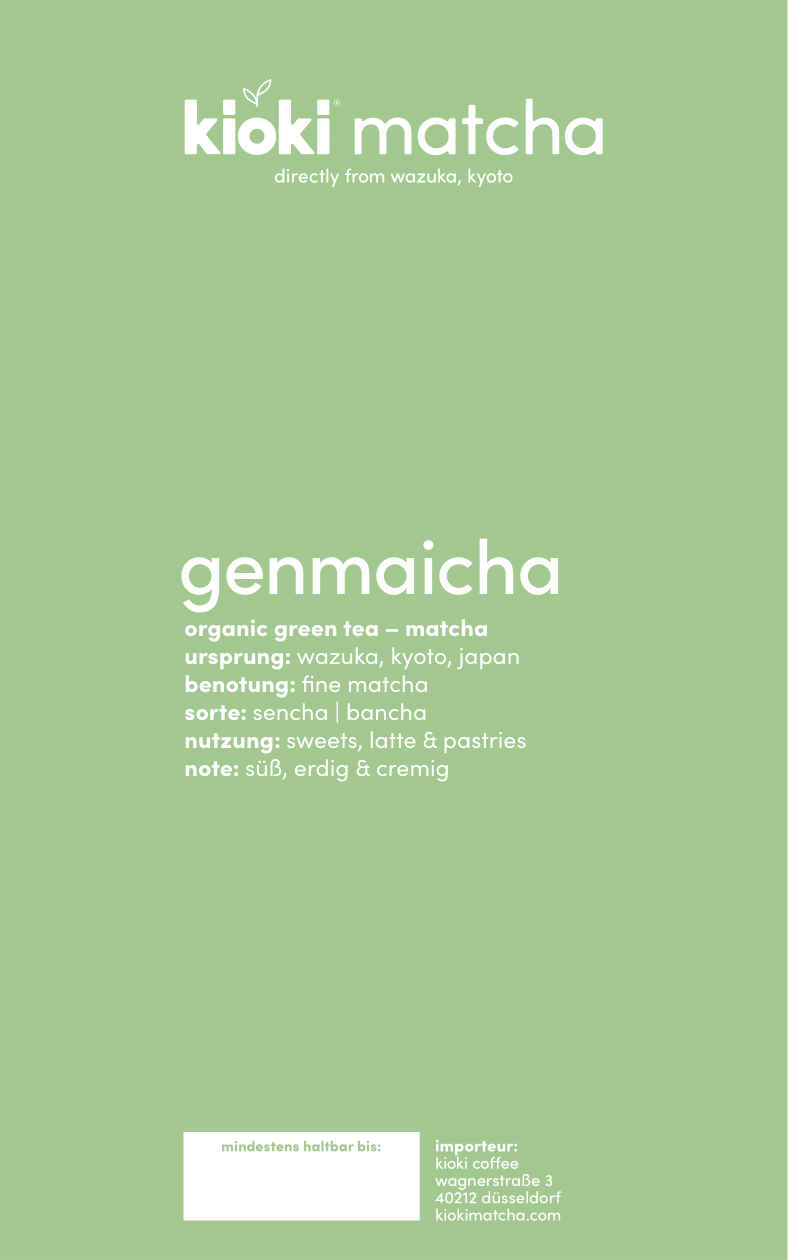 Premium Genmaicha Matcha